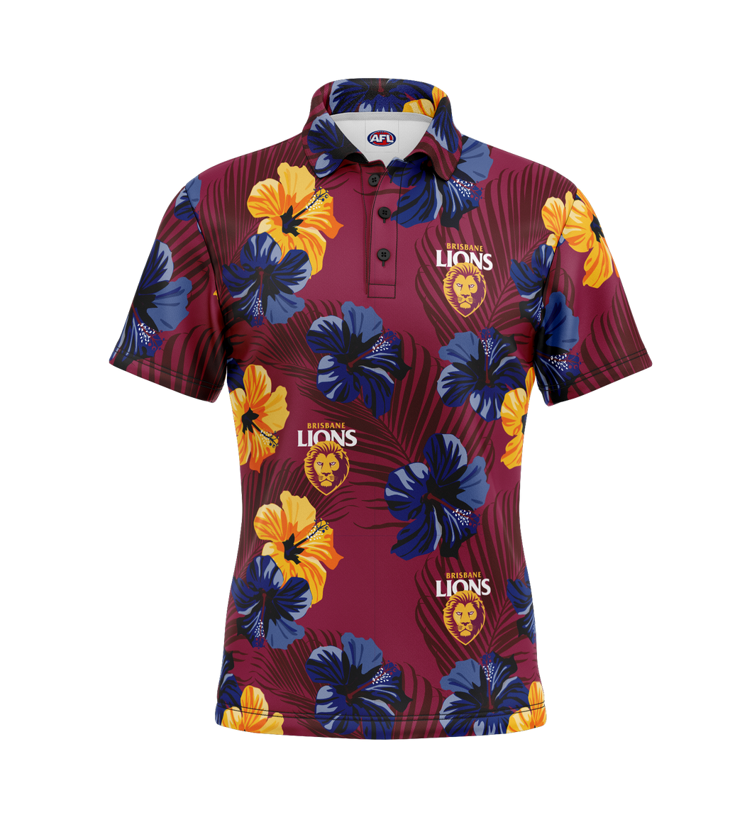 Brisbane Lions Aloha Golf Polo shirt
