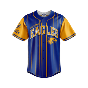 West Coast Eagles 'Slugger' Baseball Shirt