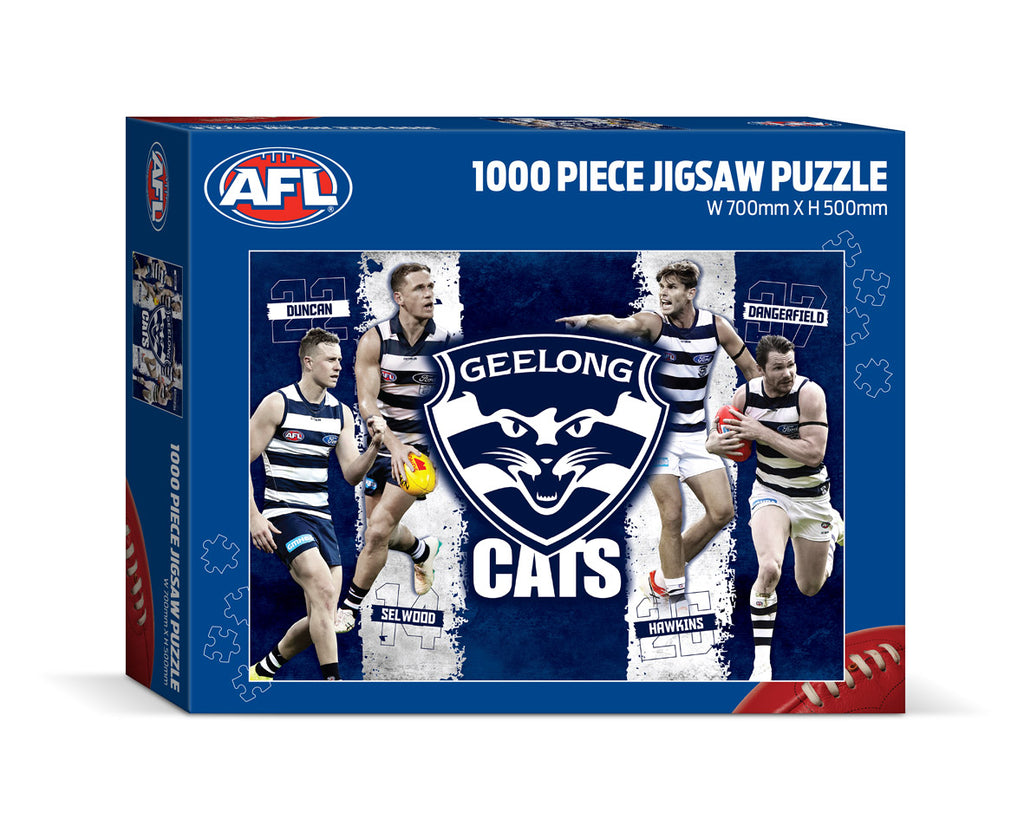 Geelong Cats 1000 Piece Jigsaw Puzzle Port Mall Newsagency