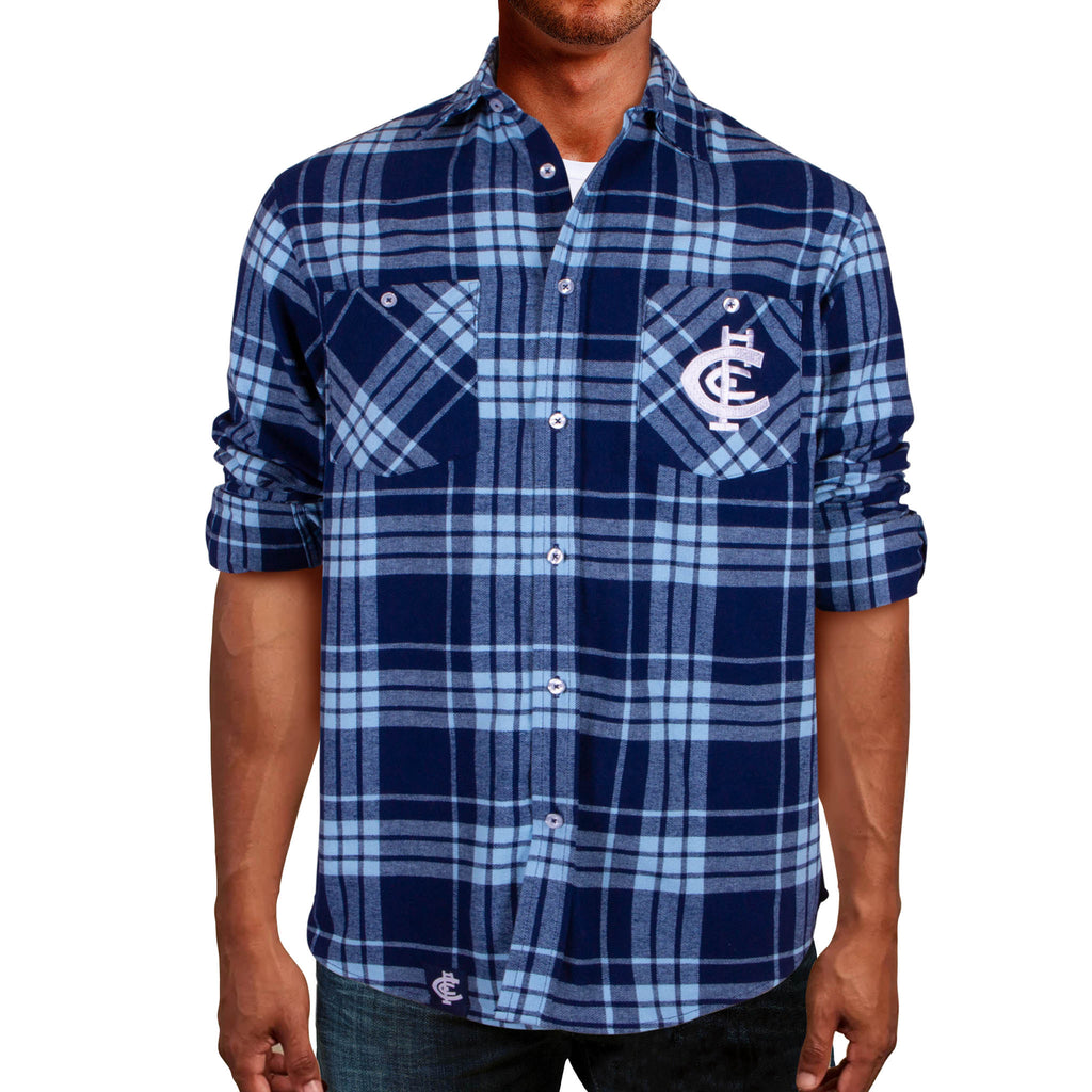 Carlton Blues Flannel Shirt – Gift Works