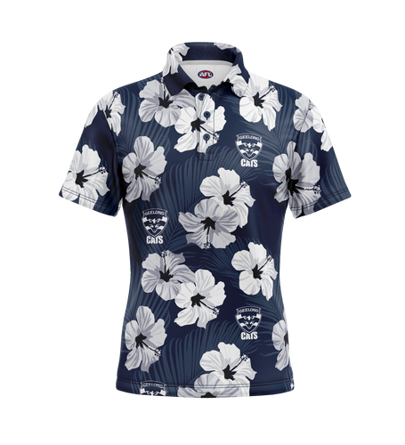 Geelong Cats Aloha Golf Polo shirt