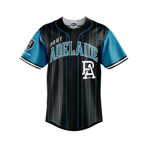 Port Adelaide 'Slugger' Baseball Shirt