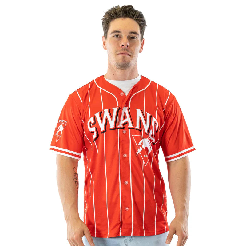 Sydney Swans Slugger Baseball Shirt Port Mall Newsagency