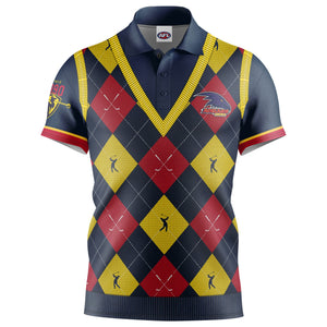 AFL Adelaide Crows "Fairway" Golf Polo Shirt