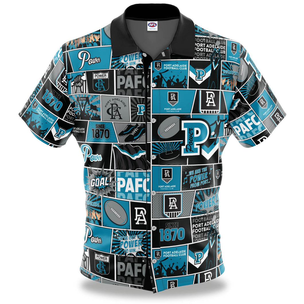 AFL Port Adelaide 'Fanatic' Party Shirt