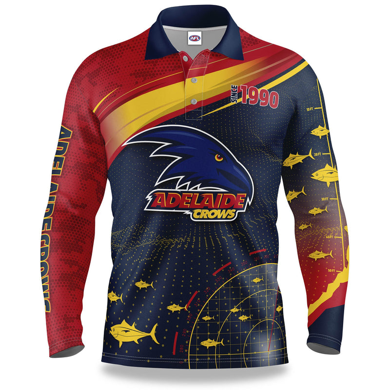 AFL Adelaide Crows Fish Finder Fishing Shirt – Port Mall Newsagency