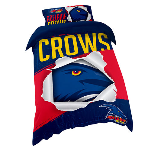 Adelaide Crows Single Quilt Cover Set