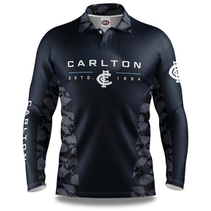 AFL Carlton Blues 'Reef Runner' Fishing Shirt