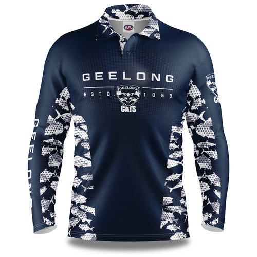 AFL Geelong Cats 'Reef Runner' Fishing Shirt