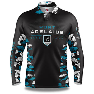 AFL Port Adelaide 'Reef Runner' Fishing Shirt