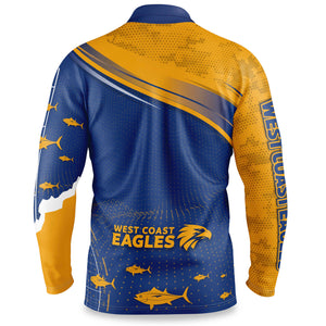AFL West Coast Eagles "Fish Finder" Fishing Shirt
