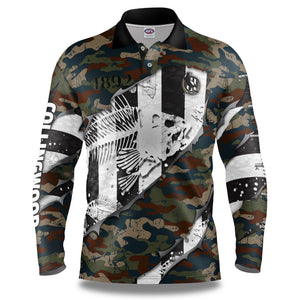 AFL Collingwood Magpies "Skeletor" Fishing Shirt