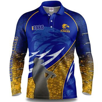 West Coast Eagles 2021 AFL Fishing Shirt, AFLWC81DA