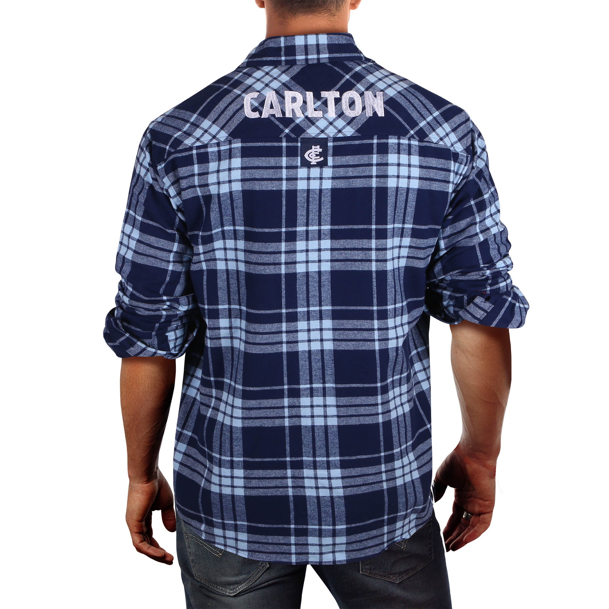 Carlton Blues Flannel Shirt