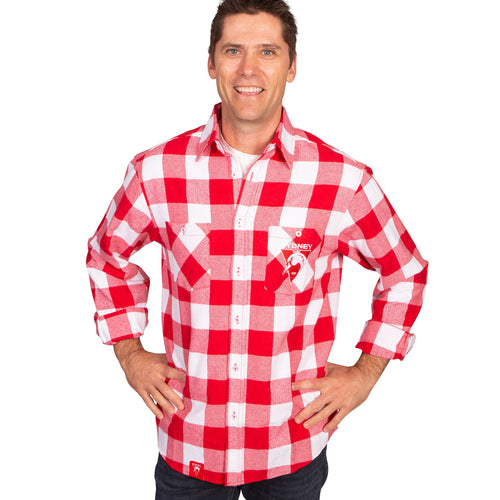 AFL Sydney Swans 'Lumberjack' Flannel Shirt