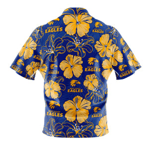 AFL West Coast Eagles 'Floral' Hawaiian Shirt