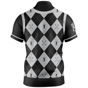 AFL Collingwood Magpies "Fairway" Golf Polo Shirt