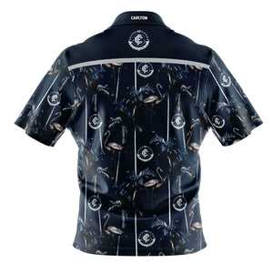 Carlton Blues Hawaiian Shirt Back