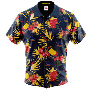 Adelaide Crows Hawaiian Shirt Front