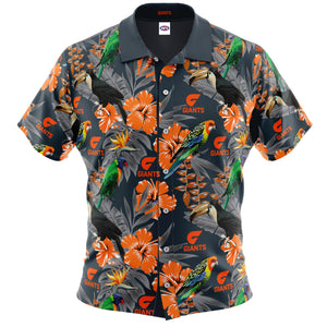 GWS Giants Hawaiian Shirt Front