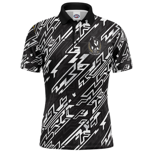 AFL Collingwood Par-Tee Golf Polo Shirt