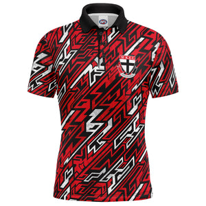 AFL St Kilda Par-Tee Golf Polo Shirt