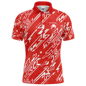 AFL Sydney Swans Par-Tee Golf Polo Shirt