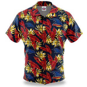 AFL Adelaide Crows 'Paradise' Hawaiian Shirt