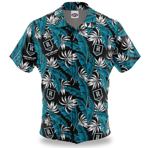 AFL Port Adelaide 'Paradise' Hawaiian Shirt