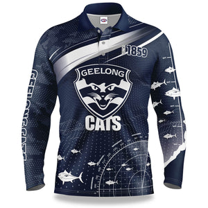 AFL Geelong Cats "Fish Finder" Fishing Shirt