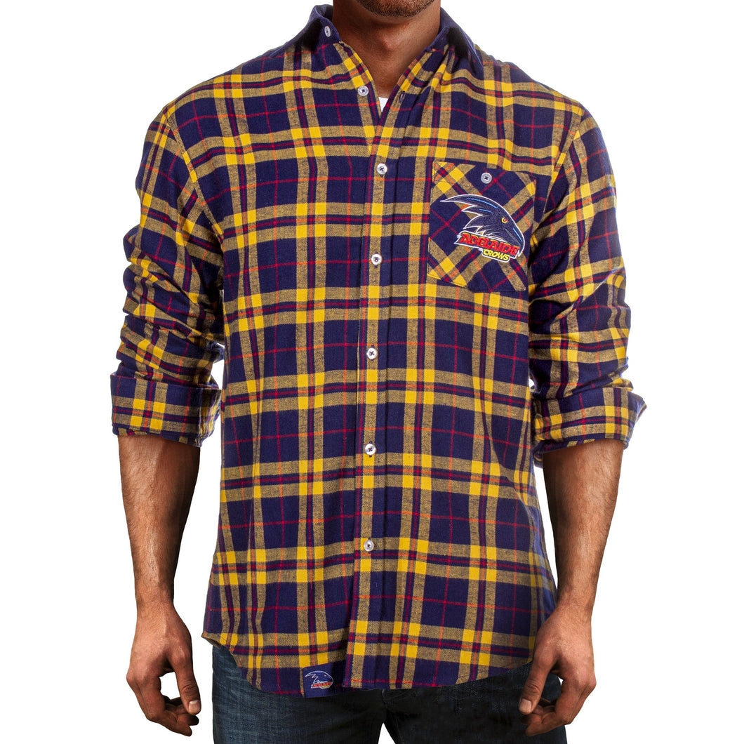 AFL Flannel Shirt Adelaide Crows Front